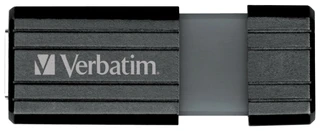 Флеш накопитель Verbatim PinStripe 16Gb черный 