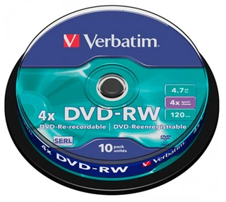 Диск DVD-RW Verbatim