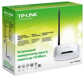 Маршрутизатор 150Mbp/s TP-LINK TL-WR740N 802.11n, MIMO, точка доступа, коммутатор 4xLAN 