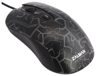 Мышь Zalman ZM-M250 USB 1600 dpi, цвет: черный