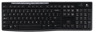 Комплект беспроводной Logitech MK270 (920-004518) (USB, FM, keyboard:2xAAA, mouse:optical, 1000dpi, 3btn+Roll, 1xAA) Retail 