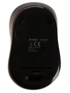 Мышь беспроводная A4TECH G3-280A Nano Grey USB 