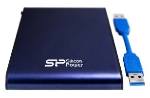 Внешний жесткий диск Silicon Power 500GB синий (SP500GBPHDA80S3B) 