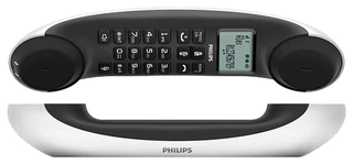 Радиотелефон Philips M5501BW ArtPhone, DECT/GAP, Caller ID/АОН, громкая связь, связь трубка-трубка, полифонические мелодии, вес трубки 171 г, аккумуляторы: AAAx2 