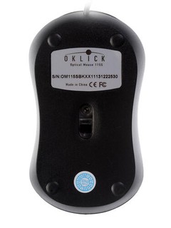 Купить Мышь OKLICK 115S Black USB / Народный дискаунтер ЦЕНАЛОМ