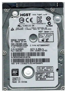 Жесткий диск HDD SATA-III HGST HTS545050A7E680 500Gb