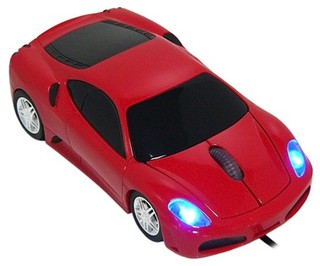 Купить Мышь QUMO Q-DRIVE проводная оптическая  Ferrari F430 / Народный дискаунтер ЦЕНАЛОМ