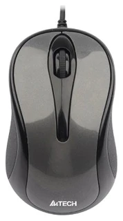Мышь A4TECH N-360-1 Glossy Grey USB