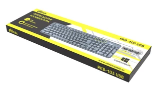 Клавиатура Ritmix RKB-103 USB черный 