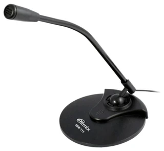 Микрофон Ritmix RDM-115, черный