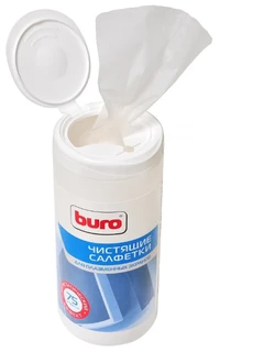 Влажные чистящие салфетки Buro BU-Tpsm 75шт 