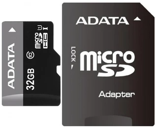Карта памяти MicroSD A-DATA  AUSDH32GUICL10-RA1 32Gb 