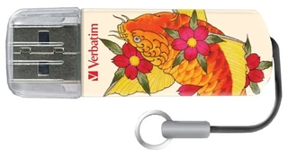 Флеш накопитель Verbatim Mini Tattoo Edition 16Gb Рыба 