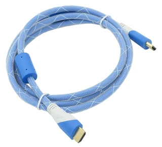 Кабель HDMI Behpex Blue/White, 1.8 м