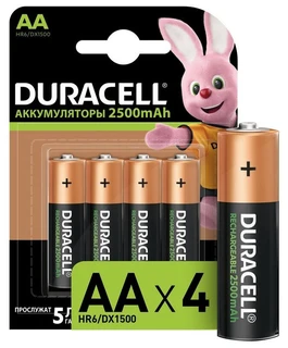 Аккумулятор AA Duracell HR6-4BL