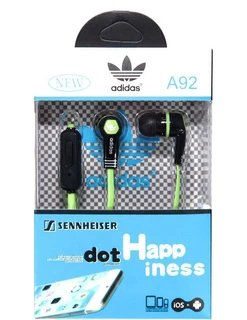 Гарнитура Sennheiser Adidas A92 (микрофон) black/green