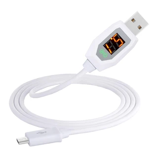 Дата кабель micro USB, Golf LCD white