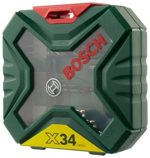 Набор бит и сверел Bosch X-line 34 