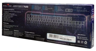 Клавиатура OKLICK 740G Black USB 