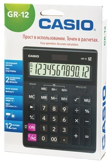 Калькулятор Casio GR-12 
