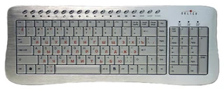 Клавиатура проводная Oklick 380 M Office Keyboard Silver USB