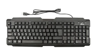 Клавиатура Ritmix RKB-121 Black USB 