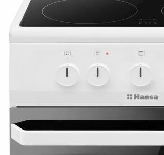 Плита стеклокерамическая Hansa FCCW53000, белый 