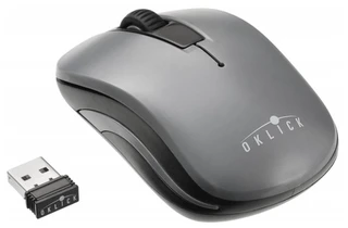 Мышь беспроводная OKLICK 445MW Black-Grey USB 
