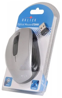 Мышь беспроводная OKLICK 475MW Black-Grey USB 