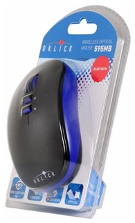 Мышь беспроводная OKLICK 595MB Black-Blue Bluetooth 