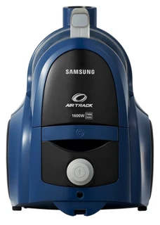 Уценка! Пылесос Samsung SC4520 синий/черный, 1600/350Вт, контейнер 1.3л, циклон, фильтрация 5х, НЕРА-фильтр, 4.3 кг//Сломана щетка 