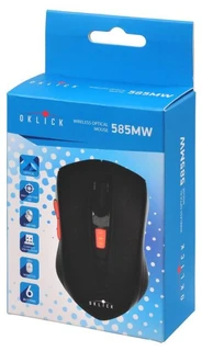 Мышь беспроводная OKLICK 585MW Black USB 