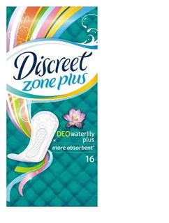 DISCREET Plus Женские гигиенические прокладки на каждый день Deo Water Lily Plus Trio 50шт 