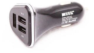 Автомобильное зарядное устройство Wiiix UCC-3-4, 2.1A+1A+1A, универсальное