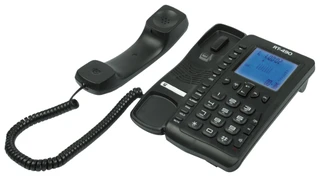 Телефон проводной Ritmix RT-490, черный 