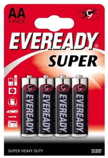 Батарейка AA Eveready Super Heavy Duty R06-4BL, 4 шт