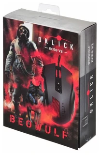 Мышь OKLICK 805G V2 Beowulf Black-Silver USB 