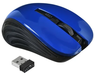 Мышь беспроводная OKLICK 545MW Blue-Black USB 