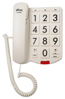 Телефон проводной Ritmix RT-520, слоновая кость 
