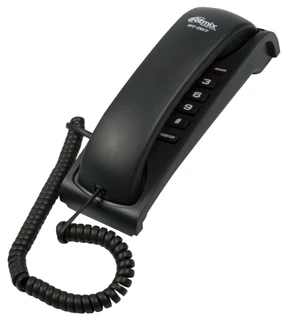 Телефон проводной Ritmix RT-007, черный 