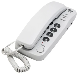 Телефон проводной Ritmix RT-100, серый