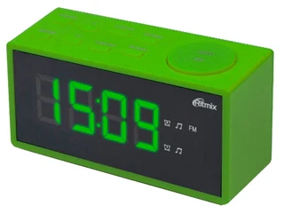 Радиобудильник Ritmix RRC-1212 зеленый