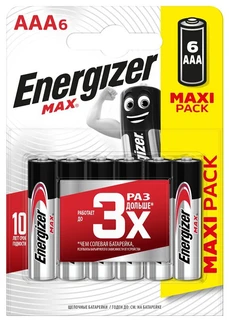 Батарейка AAA Energizer LR03-6BL MAX