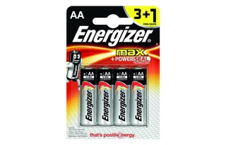 Батарейка AA Energizer Max+Power Seal LR6 3+1
