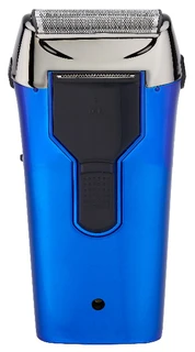 Электробритва SAKURA SA-5415BL синяя, сеточная, 2 бритвенные головки, сухое бритье, аккумулятор, триммер 