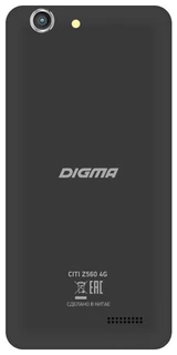 Смартфон 5.0" DIGMA CITI Z560 4G Black 