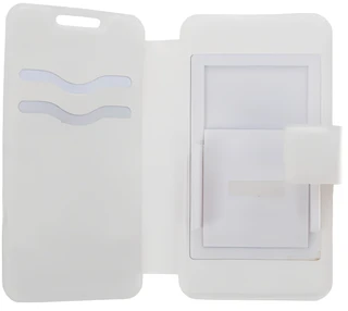 Чехол-книжка универсальный iBox Slider Universal для телефонов 3.5-4.2", белый 