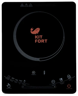 Плита электрическая Kitfort КТ-106 черный 