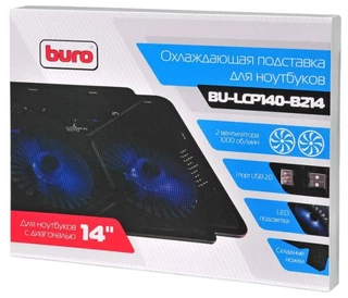 Подставка для ноутбука Buro BU-LCP140-B214 