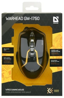 Мышь Defender Warhead GM-1750 Black USB 